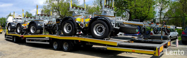Przyczepa do słupów dłużycy przyczepa dłużycowa obrotnica