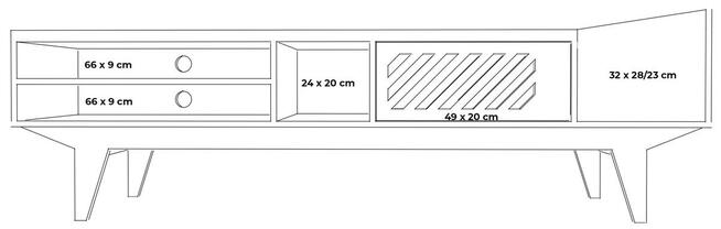 Szafka RTV Meble na zamuwienie ,plyta sklejka z brzozy