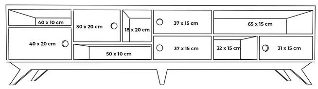 Szafka RTV Meble na zamuwienie ,plyta sklejka z brzozy
