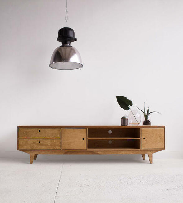 Szafka RTV Meble na zamuwienie ,plyta sklejka z brzozy