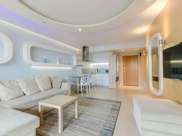 APARTAMENT lux, 2pok z widokiem na morze, Dom Zdrojowy SPA