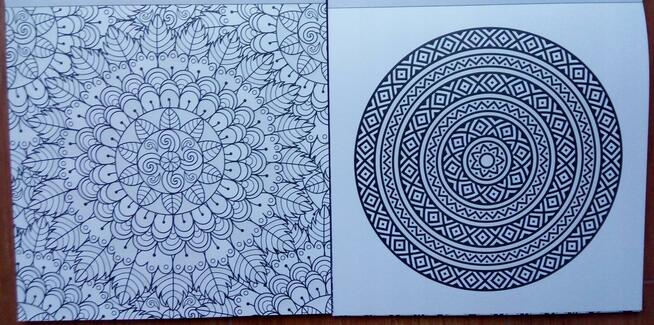 Mandale Kolorowanka kreatywna antystresowa z brokatem