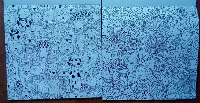 Brokatowa antystresowa kolorowanka kreatywna