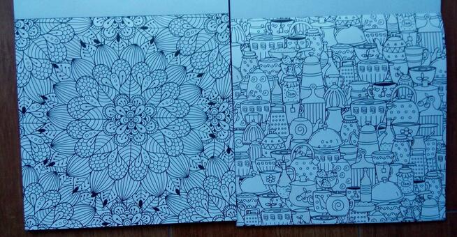 Brokatowa antystresowa kolorowanka kreatywna