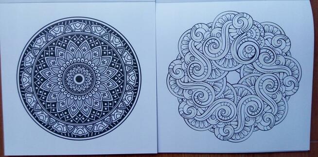 Mandale Kolorowanka kreatywna antystresowa z brokatem