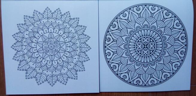 Mandale Kolorowanka kreatywna antystresowa z brokatem