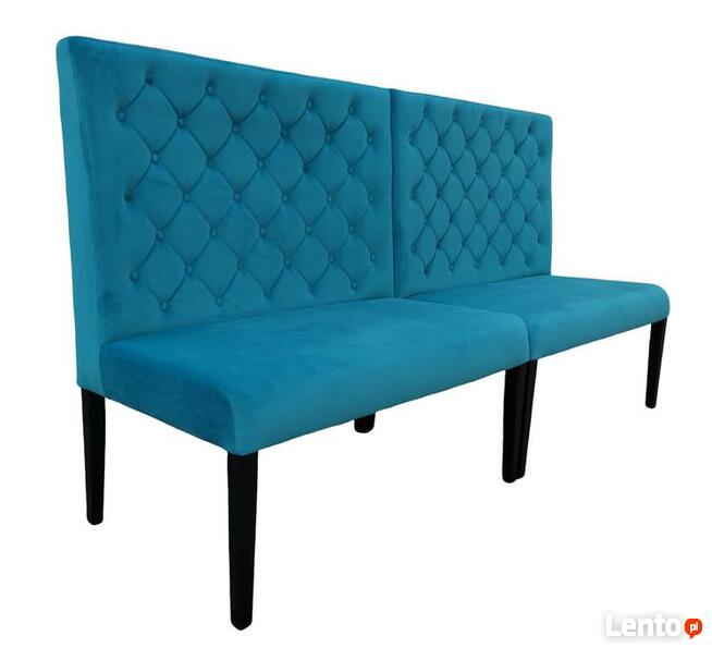 Loże, ławki tapicerowane do restauracji, krzesła.