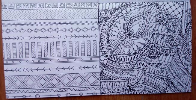 Boho Brokatowa kolorowanka kreatywna antystresowa