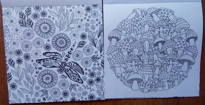 Brokatowa antystresowa kreatywna kolorowanka relaks