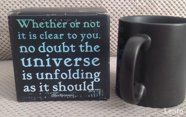 quotablemugs czarny kubek unikat 420ml Max Ehrmann