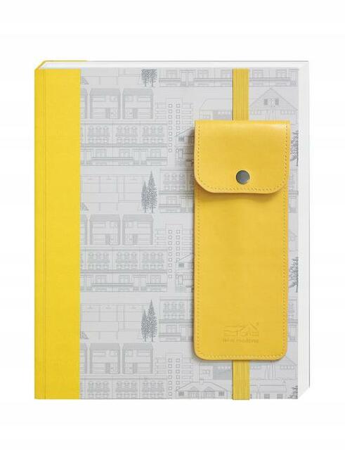Mini Moderns Architektura Notatnik i żółty piórnik