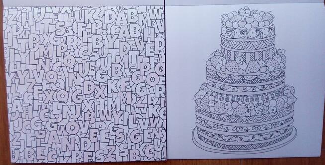 Brokatowa antystresowa kolorowanka kreatywna