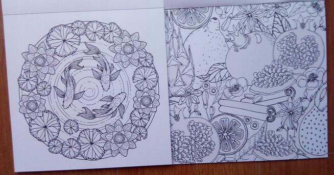 Brokatowa antystresowa kreatywna kolorowanka relaks