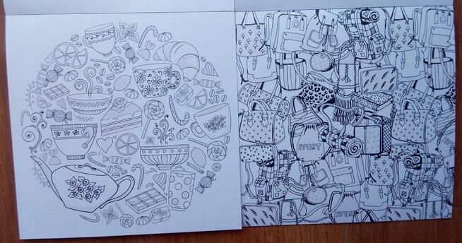 Brokatowa antystresowa kolorowanka kreatywna