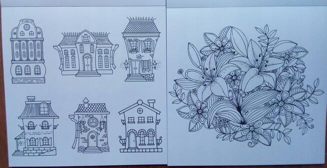 Brokatowa antystresowa kreatywna kolorowanka relaks