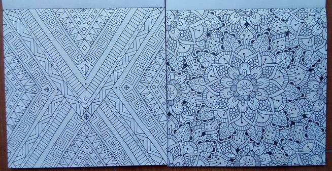 Mandale Kolorowanka kreatywna antystresowa z brokatem