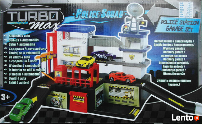 garaż policyjny Police Station - Garage Set 1:64 NOWE
