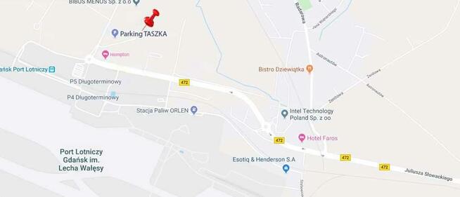 PARKING LOTNISKOWY TASZKA W GDAŃSKU