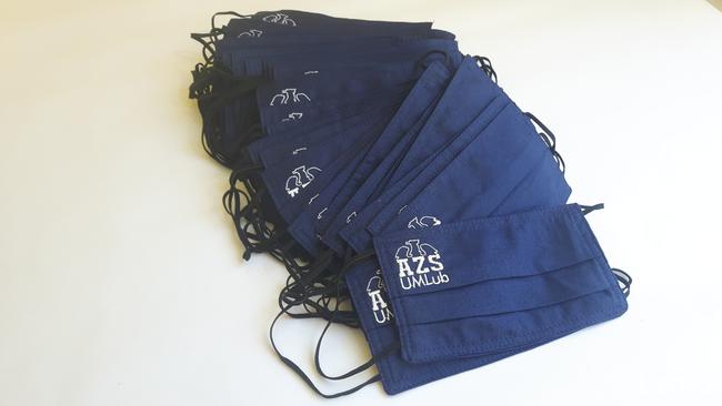 Maseczki z haftem HAFT logo Twój napis personalizowane baweł