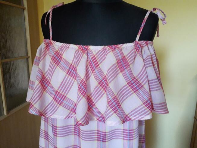 Sukienka hiszpanka różowa L XL