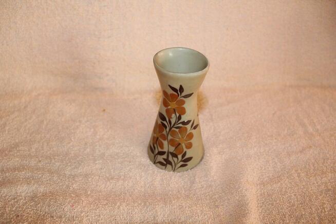 Wazonik z kwiatami Tułowice klepsydra lata 70 Stan BDB