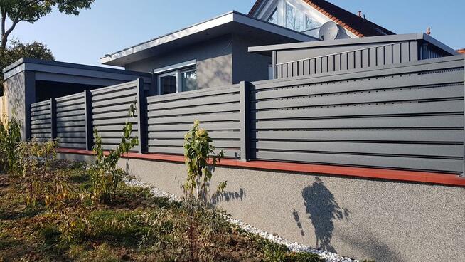 Ogrodzenie palisada nowoczesne