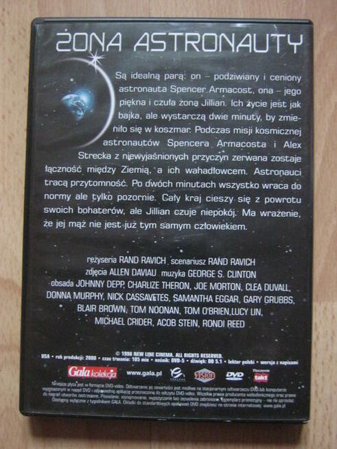 Żona astronauty DVD