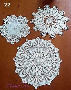 Serwety szydełkowe, rękodzieło (Hand Iw)