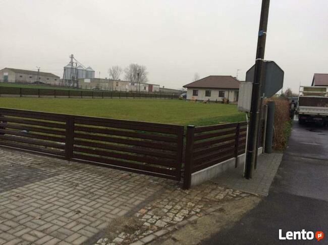 Ogrodzenie palisada nowoczesne