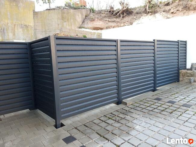 Ogrodzenie palisada nowoczesne