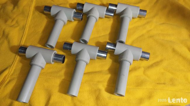 Trójnik Łącznik do Mocowania Siatki z Ringiem T-shaped