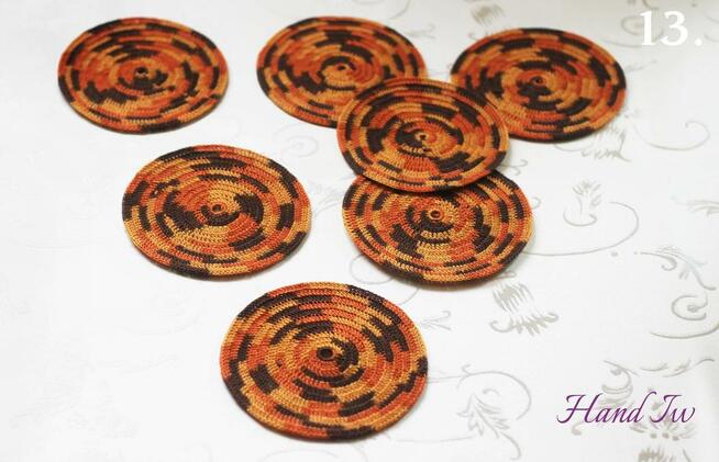 Serwety szydełkowe, rękodzieło (Hand Iw)