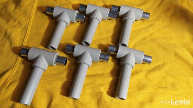 Trójnik Łącznik do Mocowania Siatki z Ringiem T-shaped