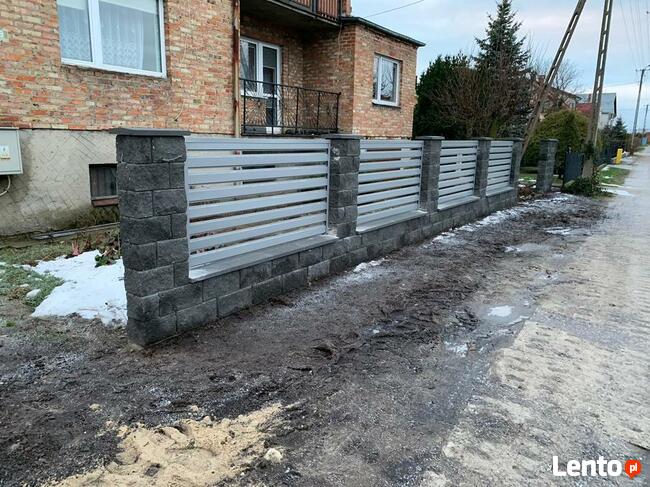 Ogrodzenie palisada nowoczesne