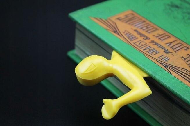 Book Mark ekscentryczny spłaszczony Marek zakładka d książki
