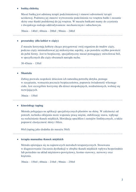 Masaż z dojazdem Sulejówek / Masaż w domu, pracy, hotelu itp