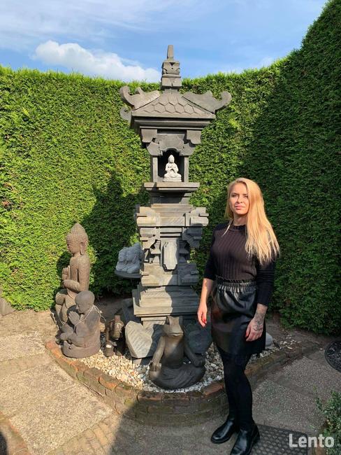 Lampa japońska H 195cm Kamienna latarnia do ogrodu japońskie