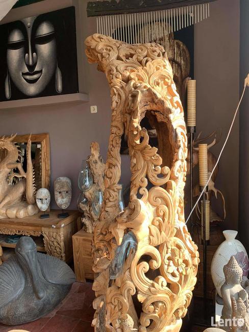 Lampa japońska H 195cm Kamienna latarnia do ogrodu japońskie