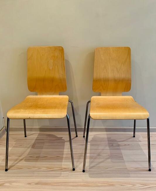 Krzesło drewniane - komplet: 2szt
