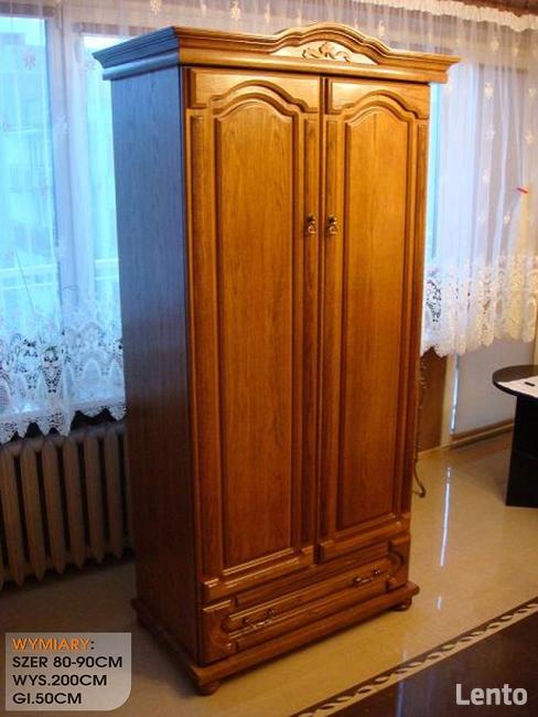 Stylowa Szafa 90` Dąb Rustikalny Orzech Mahoń Bekas Meble