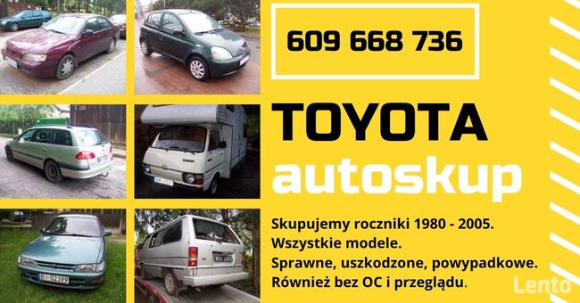 Toyota Auto Skup kasacja Toyot złomowanie aut części Cała PL