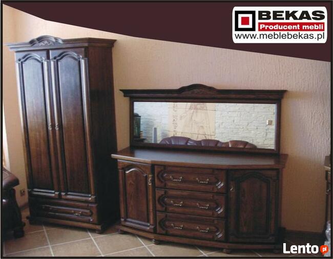 Stylowa Komoda 180`Bekas Dąb Rustical Orzech Producent Mebli