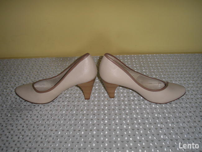 Czółenka - szpilki 36 23cm. Giulia Bianko skóra naturalna