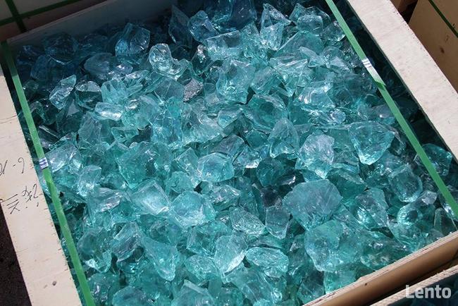 BRYŁY SZKLANE szkło gabionowe kamień lawa 30KG