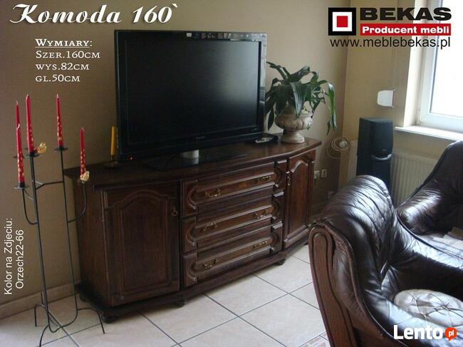 Stylowa Komoda 180`Bekas Dąb Rustical Orzech Producent Mebli