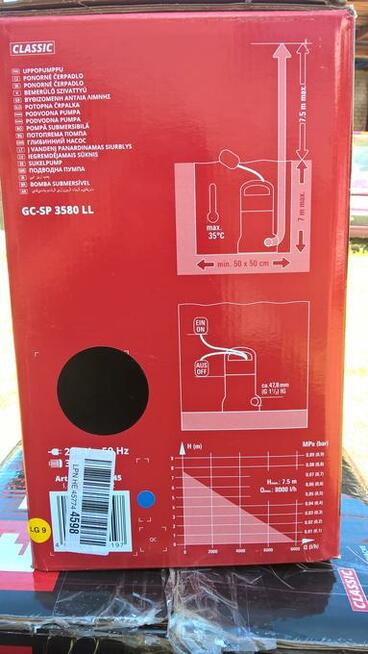 pompa do czystej i brudnej wody. Einhell