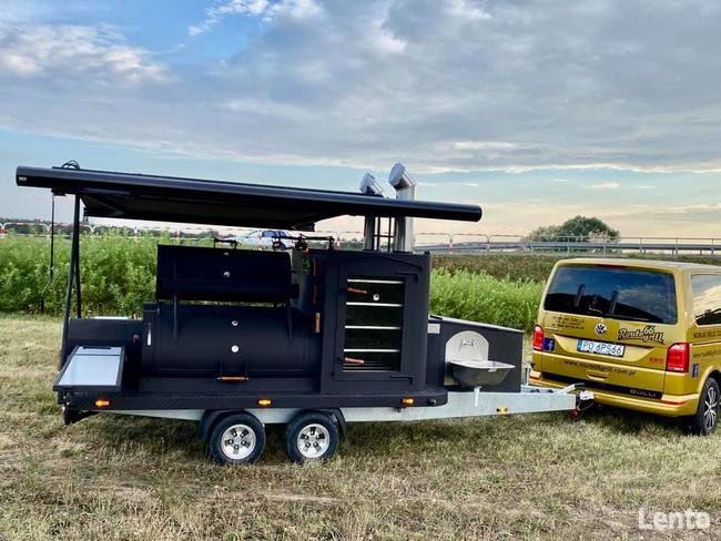 grill smoker Texas 2 XXL grill bbq przyczepa gastronomiczna