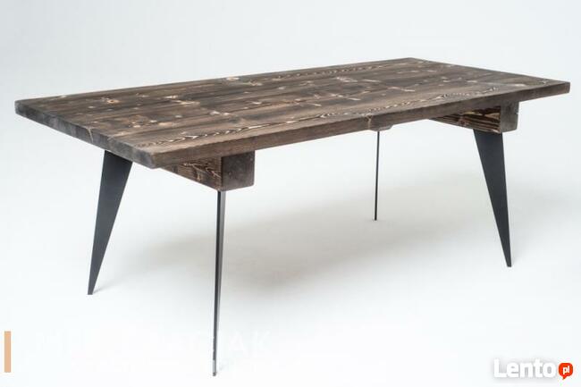 Stół drewniany loftowy