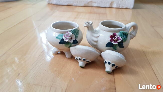 Ceramika PRL-u Dzbanek+ cukiernica