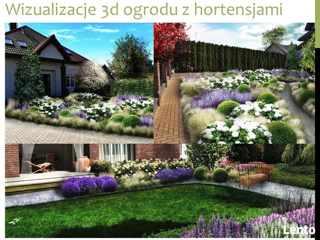 Projekt ogrodu - online / LB lokalnie / Wiz. 3d na zlecenie
